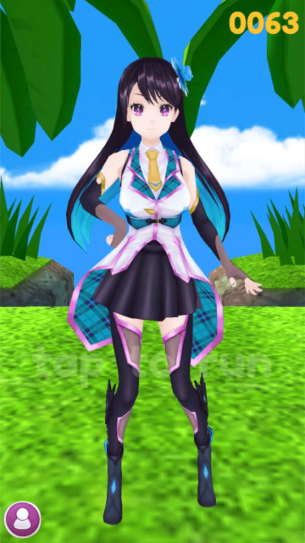 Princess running image