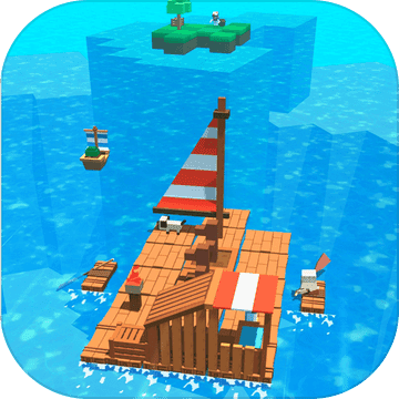 Raft for survival in the ocean game icon