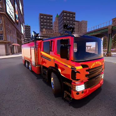 Fire Truck Simulator 2023 game icon