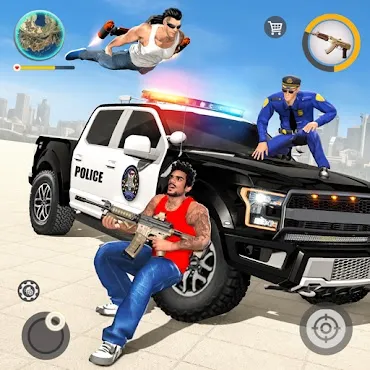 Police Gangster Vegas City game icon