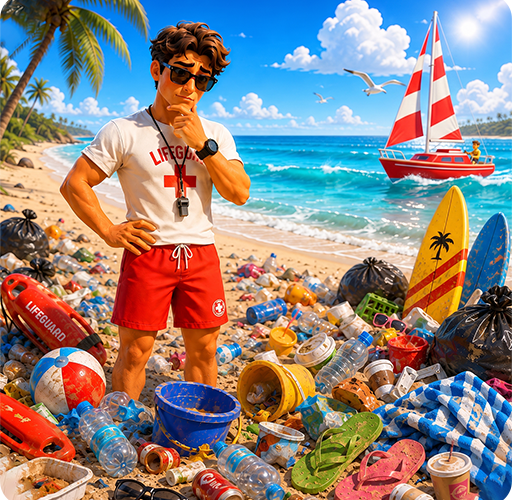 Lifeguard: Beach Tidy Up game icon