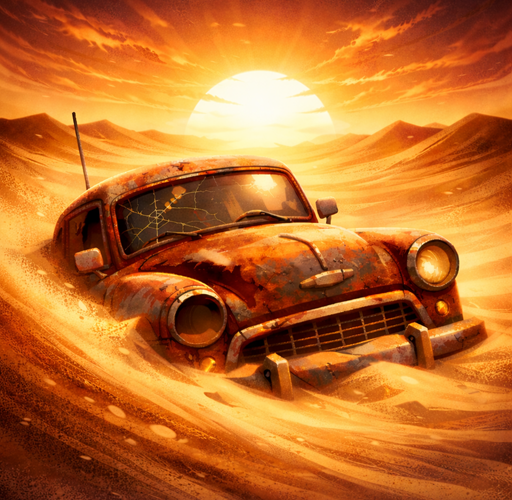The Long way Desert Road game icon